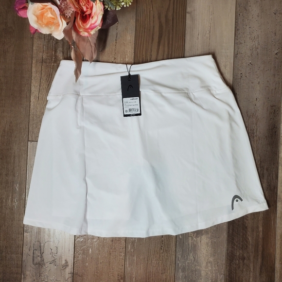 NWT HEAD Club Basic Skirt Skort Golf Pickleball Tennis Women's Size Medium White - Picture 10 of 16